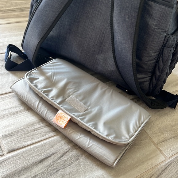 HAPP brand Levy backpack Diaper bag in Denim - Picture 5 of 8